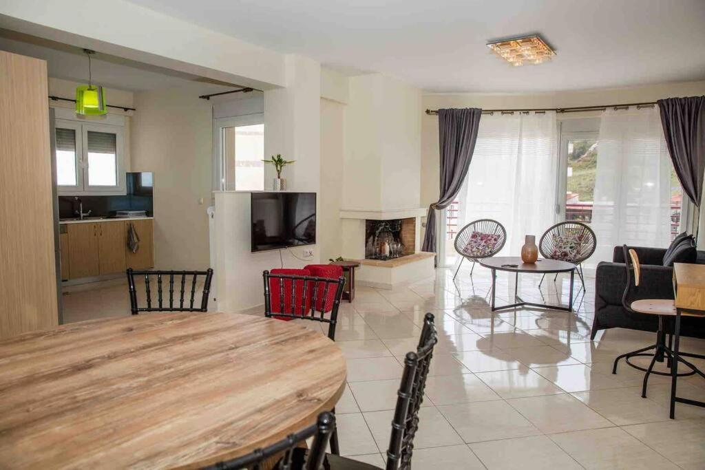 Lavrio Seaview 2Bdr Apt 4 Min Dive From The Sea Exterior photo